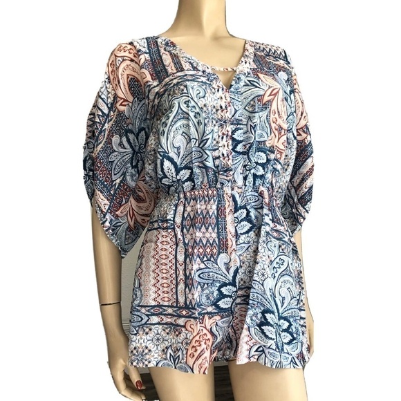 MINKPINK Denim - Minkpink Romper multi color long sleeve size:S